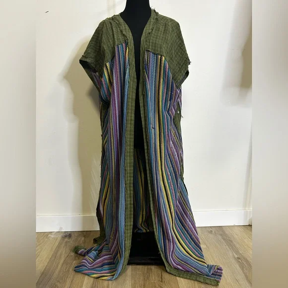 ◾️POL Striped Multicolour Bohemian Kimono - Picture 12 of 15